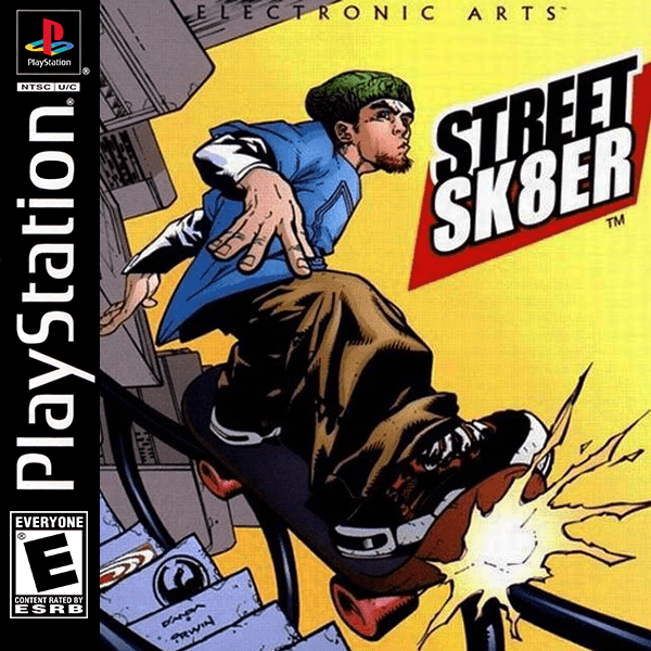 Street Sk8er box art for Playstation